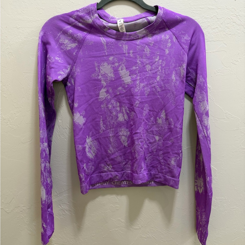 lululemon athletica Purple Long Sleeve Tee